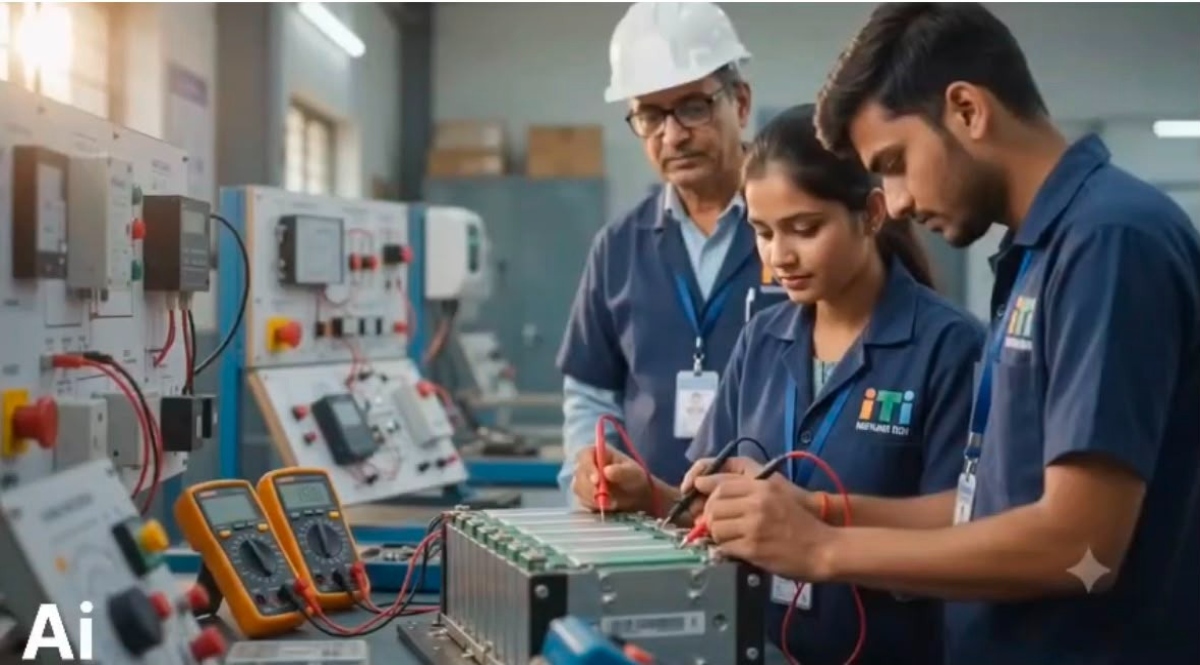 New career path in e-vehicles for the youth; trade launched for the first time at Gijamgaon ITI.
