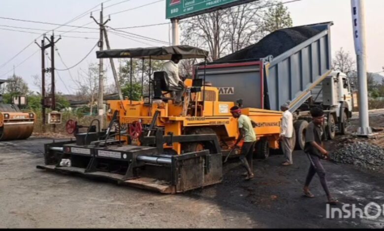 Repair work on National Highway-45 is underway on a war footing.