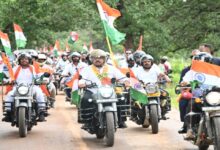 Deputy Chief Minister Vijay Sharma arrived in Dantewada on the second day of the Tiranga Yatra.