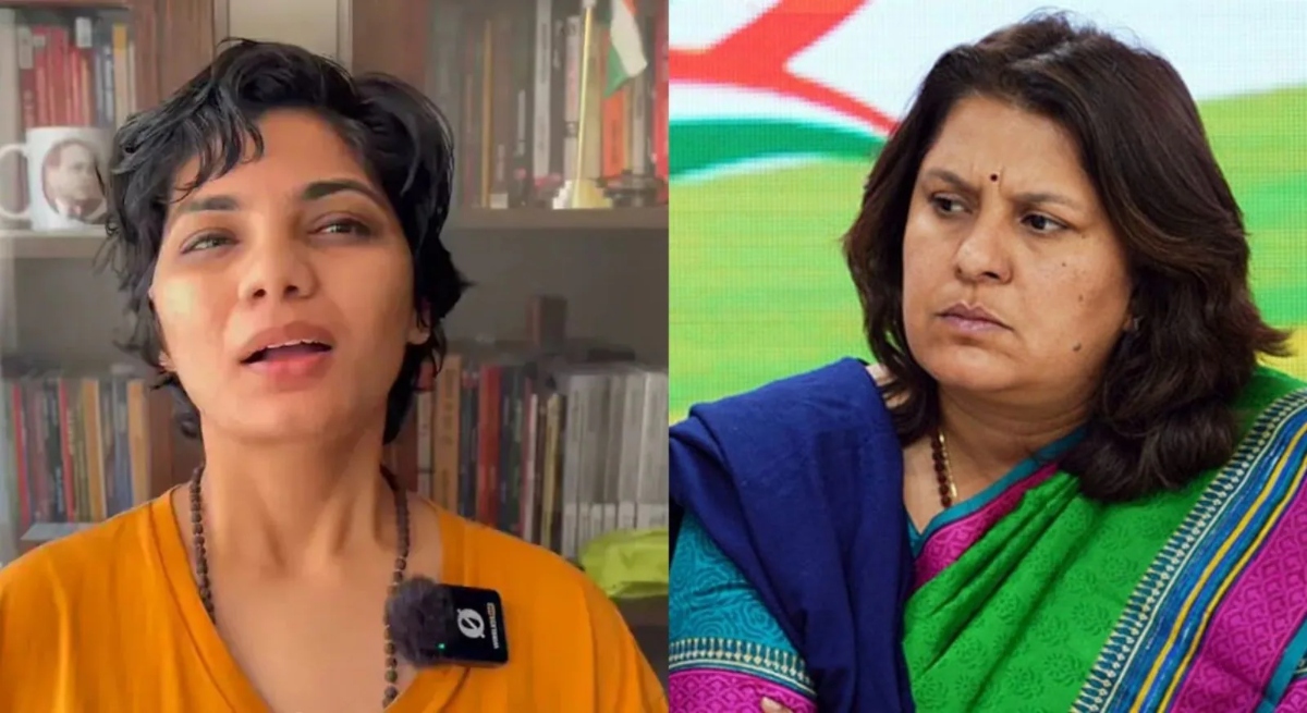 FIR lodged against Supriya Shrinate and Neha Singh Rathore in Raipur; accused of passing off an old video as one from Independence Day.