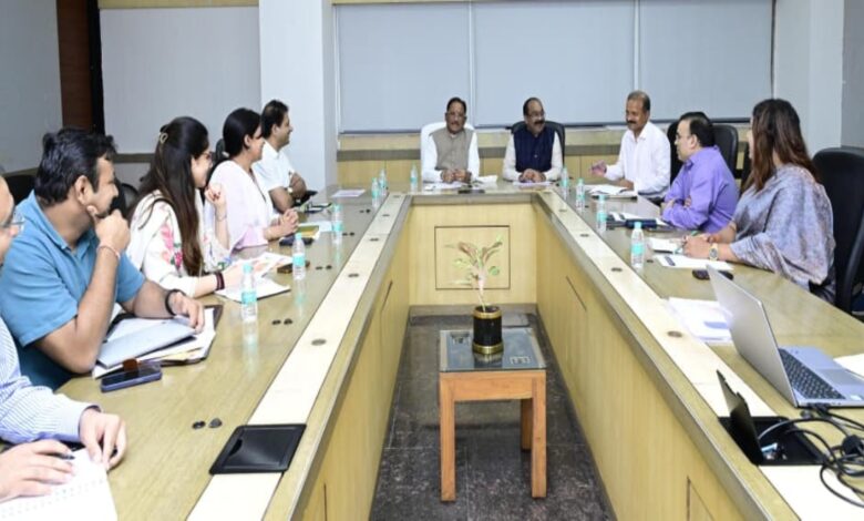 Provide youth with opportunities for service and leadership in every sector: CM Sai issues directives at the ‘Mera Yuva Bharat’ review meeting.