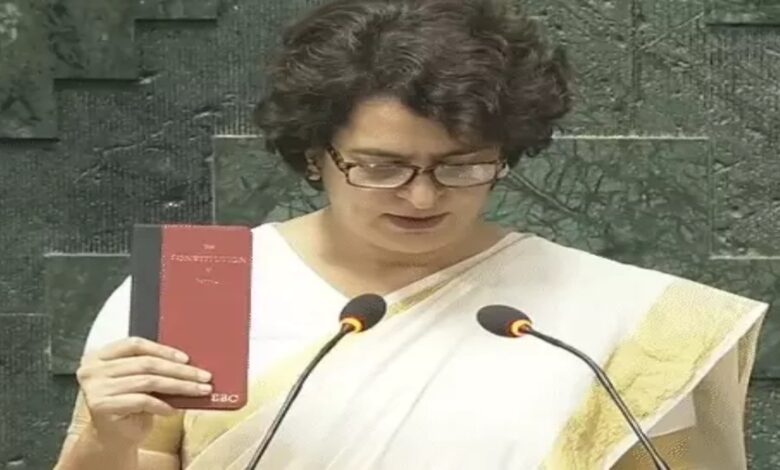 Controversy over Priyanka Gandhi's statement escalates.