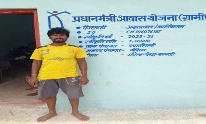 Amritlal's family transitioned from a mud house to a concrete home; their lives have been transformed.