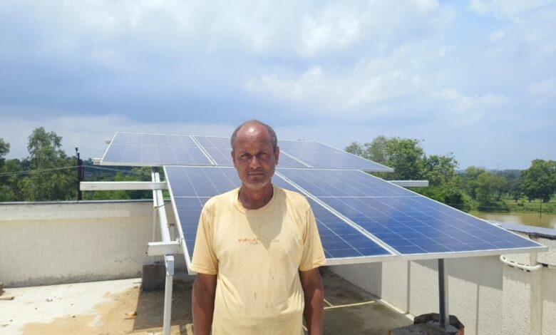 Amritlal's family transitioned from a mud house to a concrete home; their lives have been transformed.