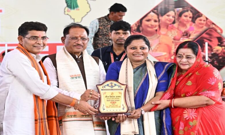 At the Teej Milan event, CM Sai stated that the respect, safety, and empowerment of mothers and sisters are a priority.