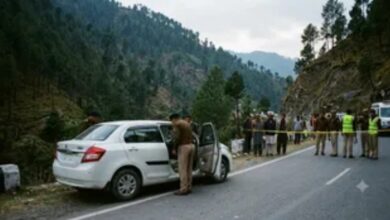 Bodies of two police personnel found in a car in Ramban; cause of death unclear.