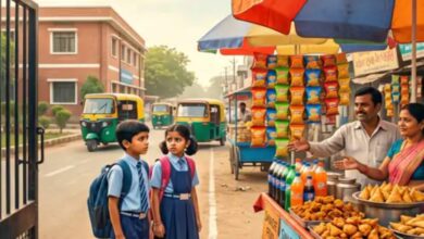 Rules regarding junk food within a 50-meter radius of schools will be tightened.