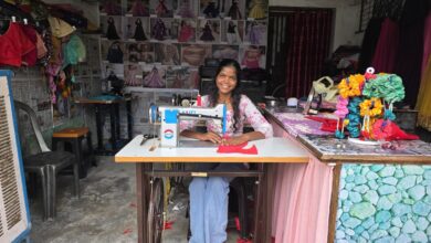 Urmila became self-reliant through skill training; now she is providing employment to others as well.