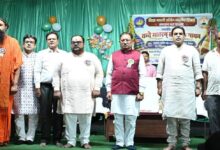 CM Sai sang ‘Vande Mataram’ with children; announced ₹50 lakh for Saraswati Shishu Mandir.