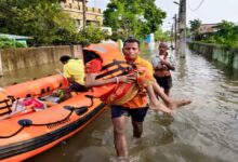 Landslide on Kedarnath route, 4,000 pilgrims stranded; 57 deaths due to rain in UP.