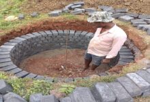 Mulle showcased a water conservation model—an initiative to recharge groundwater using a sand filter.