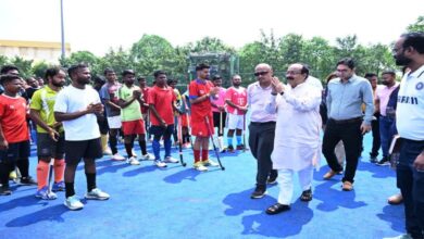 223 players turned up for the Chhattisgarh Hockey League trials.