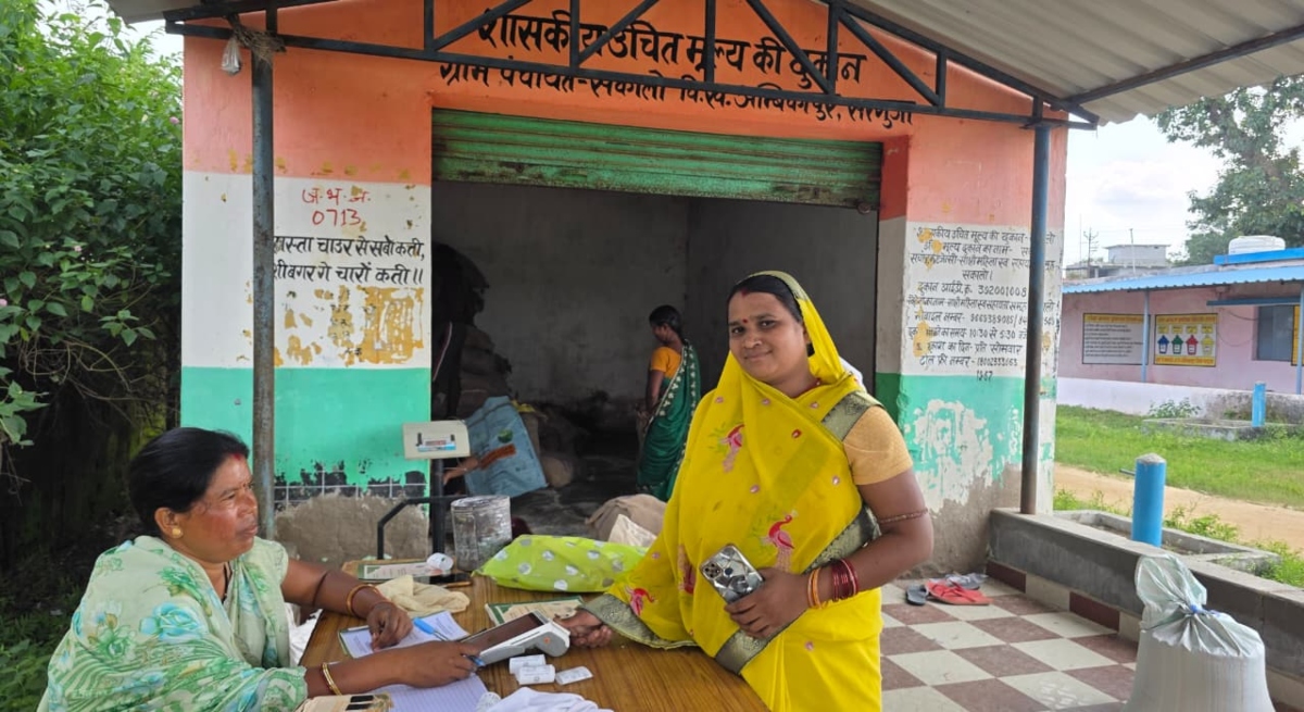 Ration supplies reduced Sarita's family expenses, leading to savings from her wage earnings.