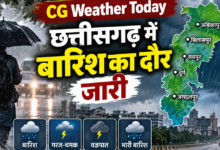 Heavy rain alert for Chhattisgarh for two days; winds to blow at 50 kmph in south-central regions.