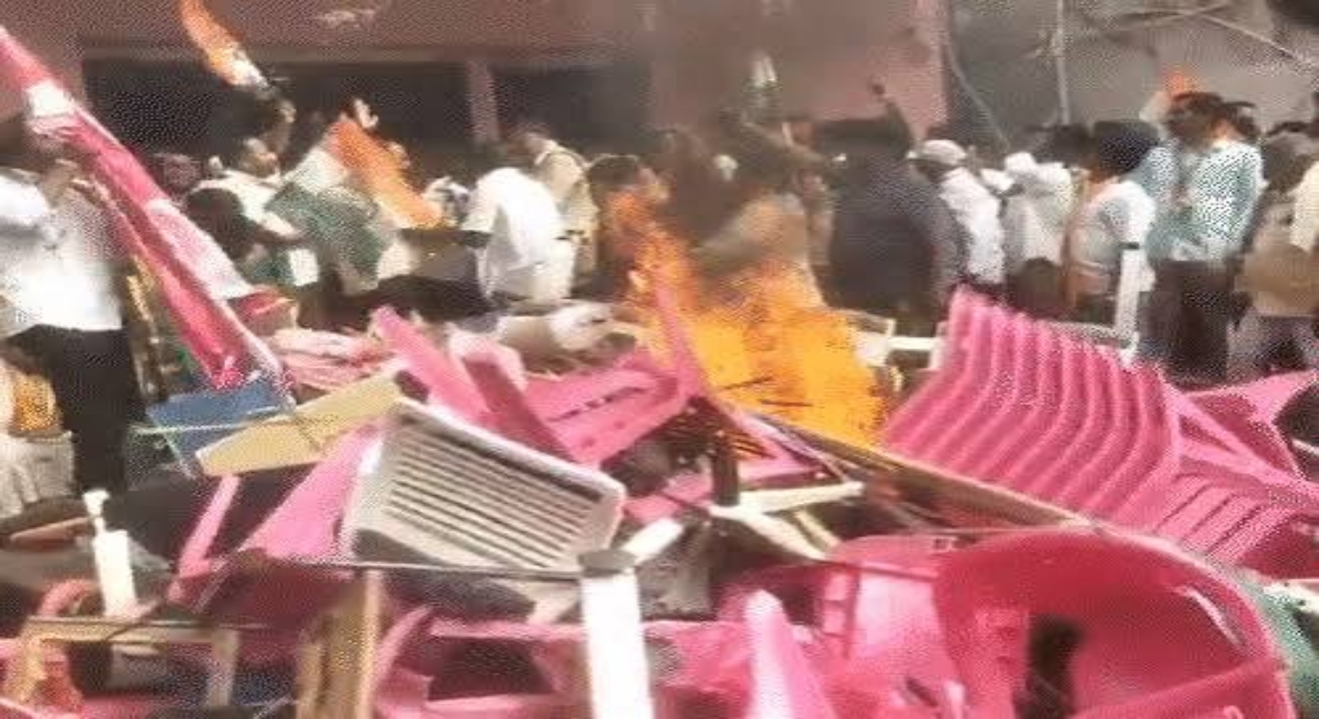 BJP-Congress workers clash