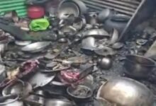Fridge explodes, house turns into a fireball; 6 dead.