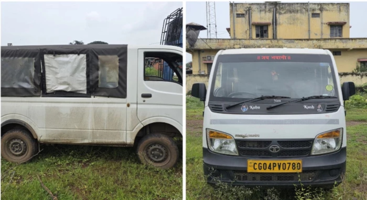 Body found wrapped in a sheet inside a Tata Magic