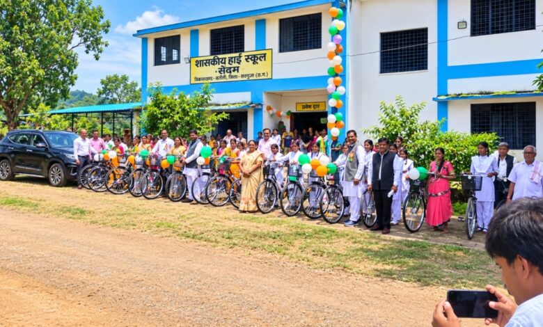 Getting a bicycle made the path to education easier.