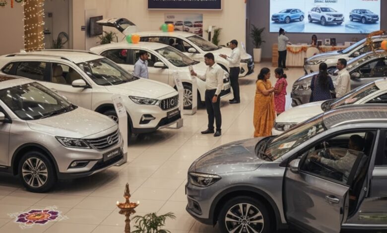 Auto market booms ahead of Navratri-Dussehra; 19,000 vehicles pre-booked.