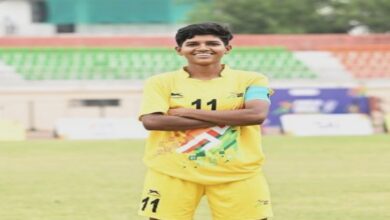 Kiran Pisda, a daughter of Chhattisgarh, selected for the Indian senior women's football team.