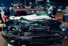 3 students killed after being hit by a Mini Cooper in Kerala.