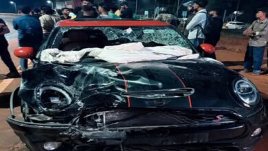3 students killed after being hit by a Mini Cooper in Kerala.