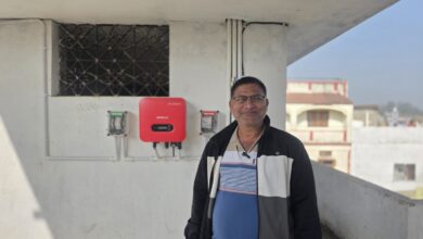 A 5 kW solar system installed on the rooftop generates 20 units of electricity daily.