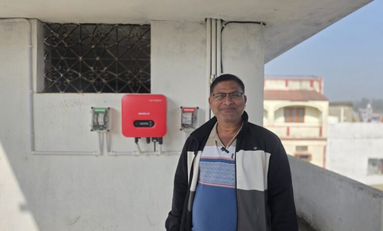 A 5 kW solar system installed on the rooftop generates 20 units of electricity daily.