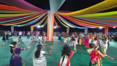 Women commandos danced on Garba-Dandiya for the first time in Sukma, the event lasted for 3 days.