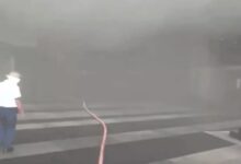 Fire breaks out in Mumbai’s 50-storey Kohinoor Square building; flames reach the hotel kitchen.