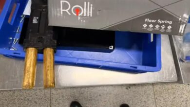 Gold worth 4 crore smuggled inside a floor spring