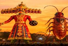 Tallest Ravana effigy in Indore, a cockroach effigy in Delhi; effigies to be burnt across the country today