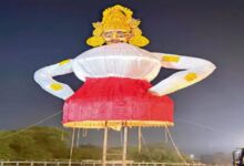 101-foot-tall Ravana effigy to be burnt at WRS today; one-way traffic in effect for the general public