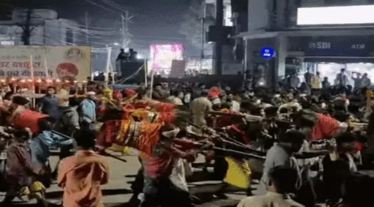 Bastar Dussehra: 'Nisha Jatra' held at midnight; 12 goats sacrificed
