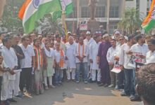 Congress holds cycle-bike rally in Raipur, demands resignation of Chief Election Commissioner