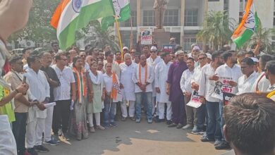 Congress holds cycle-bike rally in Raipur, demands resignation of Chief Election Commissioner