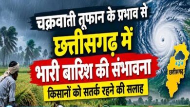 Heavy rain alert in Chhattisgarh until October 29