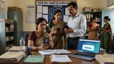 Teachers in Chhattisgarh targeted by cyber fraudsters: Scammers pose as police inspectors to issue threats; data leak via VSK app suspected.