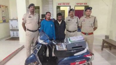 Two accused arrested in Chhattisgarh for printing counterfeit currency; fake notes worth ₹17,500 seized.
