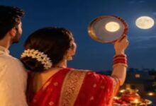 The Karwa Chauth moon will be visible in Raipur at 8:18 PM.