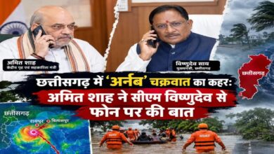 Amit Shah calls CM Sai regarding Cyclone Arnab