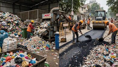 In Chhattisgarh, roads will be constructed using waste polythene; contracts will be signed with contractors.