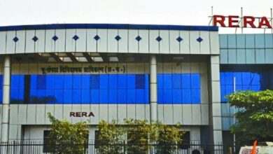 Mahaganpati Developers fined ₹8 lakh for selling plots without RERA registration.
